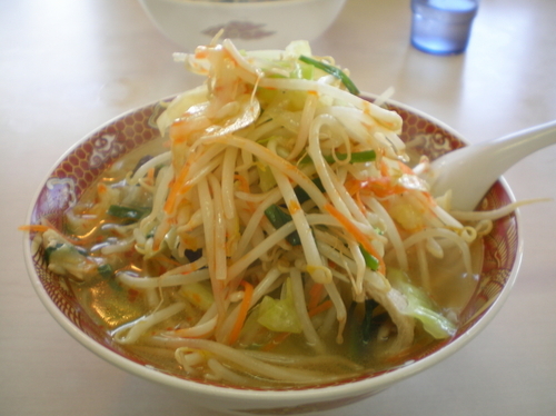 「タンメン　780円」@あぢとみ食堂の写真