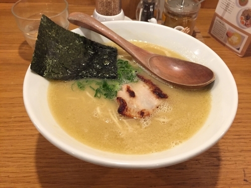 「ラーメン ぽてり ＋替玉（¥100）」@鶏ポタラーメン THANK 大門店の写真