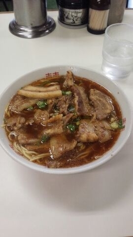 「中華そば肉入り650円」@いのたに 鳴門店の写真