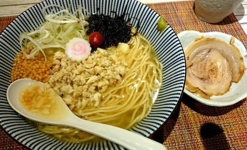 「【限定】鯛Soba 700円＋チャーシュー 100円」@中華Soba けい至の写真