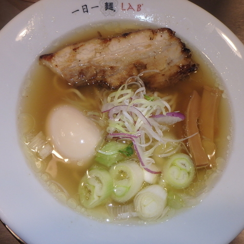 「いつものやつ(ライト)(800円→700円(クーポン))」@一日一麺LAB＋の写真