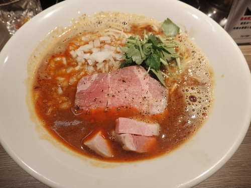 「エビ辛ラー」@つけ麺 一燈の写真