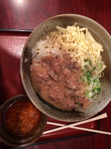 「肉のせまぜそば」@食処 渓の写真