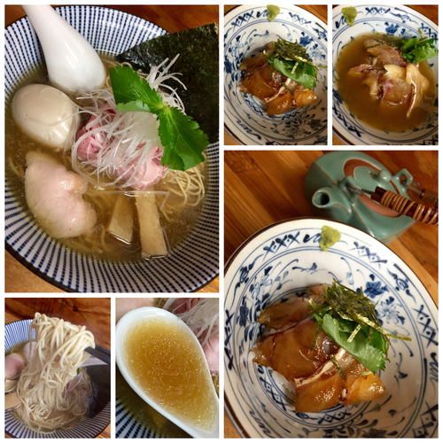 「【数量･期間限定】鯛煮干しそば(優)鯛茶漬け付￥1000」@中華そば よしかわの写真