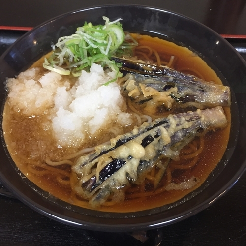 「茄子天おろし（￥480）」@小粋そばの写真