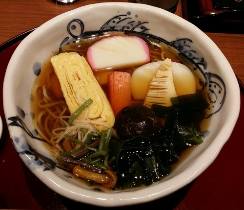 「おかめそば　1000円」@近江家の写真