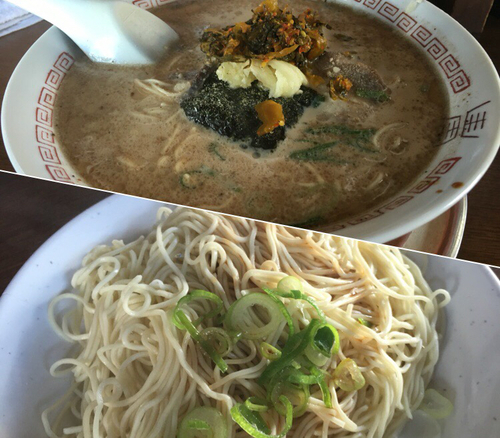 「豚骨醤油ラーメン(ハリガネ)¥500+味玉¥50」@十七代目 哲麺 小平店の写真