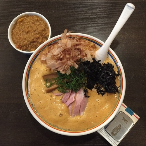 「納豆ラーメン＋ミニキーマカレー」@ラーメン暁（＾＾）の写真