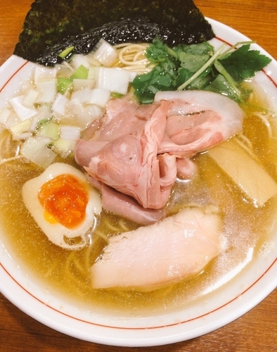 「煮干しそば(白)」@寿製麺よしかわ 川越店の写真