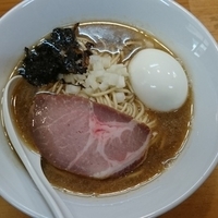 煮干ソバ 醤油 玉子