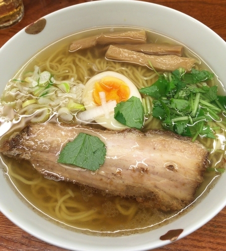 「和風柚子柳麺 730円」@麺屋ひょっとこの写真