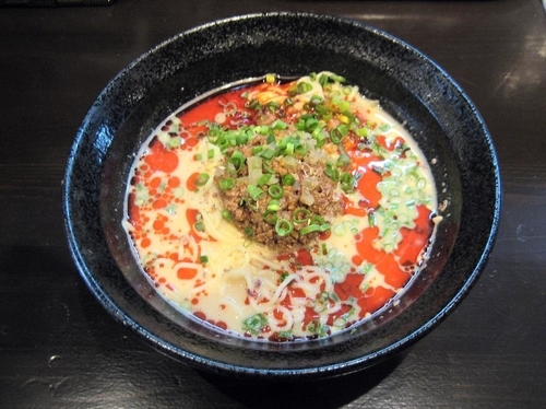 「担担麺（ナッツ抜き・辛味増し）780円」@担担麺 百練の写真