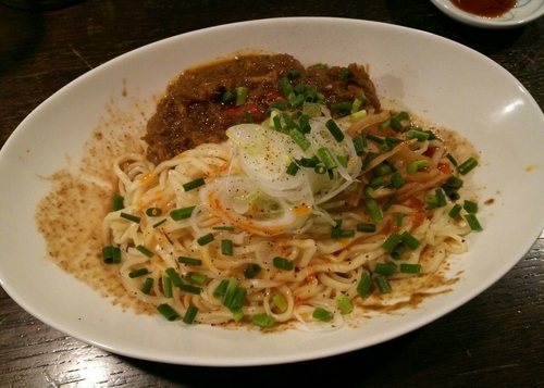 「胡麻カレー和え　800円」@立ち呑み居酒屋 金町製麺の写真