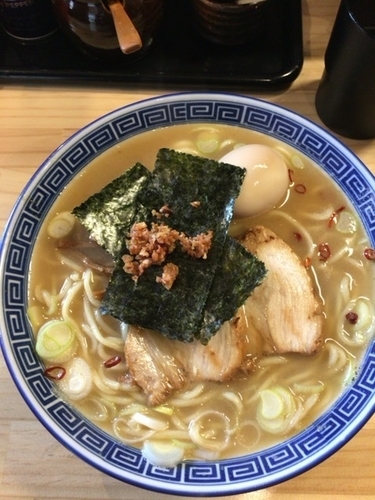 「塩中華そば(味玉トッピング)¥850+¥100」@魂の中華そばの写真