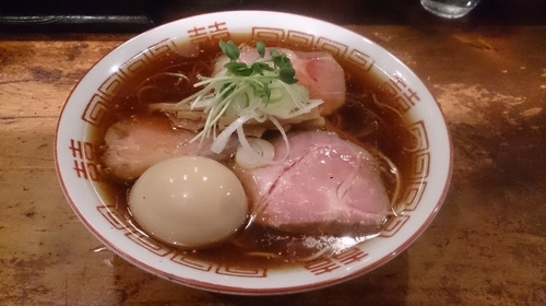 「味玉中華そば」@中華そば しば田の写真