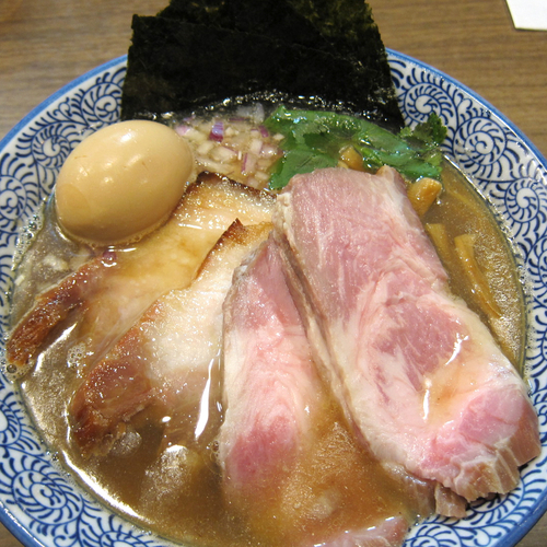 「特製極上煮干しそば 980円」@煮干しつけ麺 宮元の写真