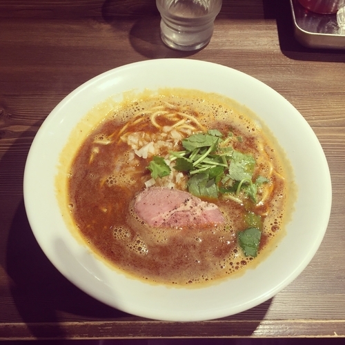 「エビ辛ラー」@つけ麺 一燈の写真