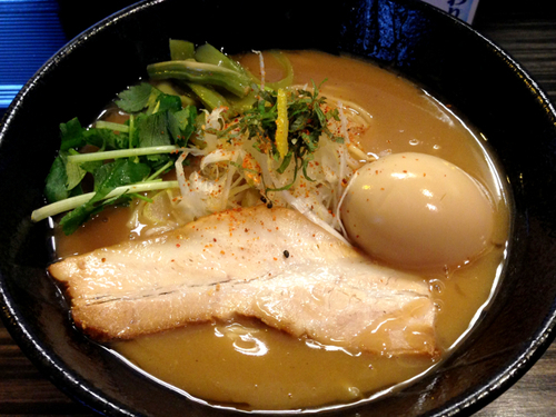 「重濃鯵ニボ味玉そば（細麺）」@志奈そば 田なかの写真