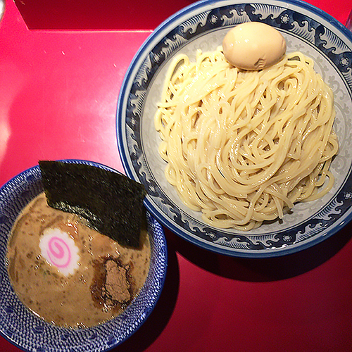 「つけ麺（大盛サービス）＋味玉（ランチサービス）」@らーめん・つけめん こてんぱんの写真