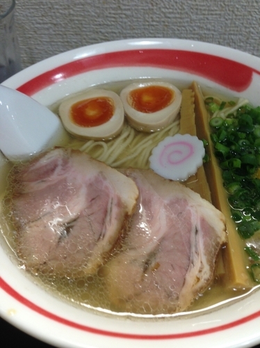 「特製  アゴ塩ラーメン」@自家製麺SHINの写真