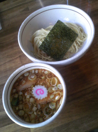 「つけそば（並盛）８００円」@BASSOの写真