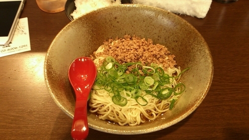 「山椒味_680円」@広島汁なし担々麺 山椒家の写真