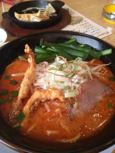「韓国ラーメン」@ラーメン餃子専門店 北条 本店の写真