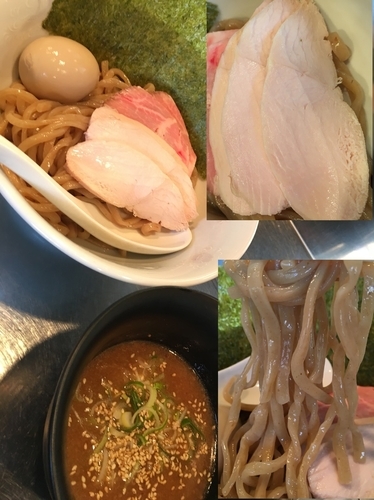 「つけ麺 (￥780)＋チャーシュー(￥100)＋α」@さんじの写真