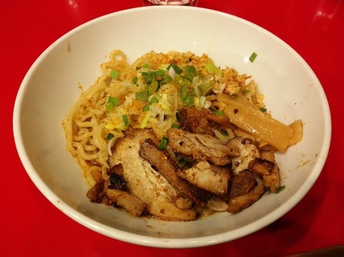 「辛まぜそば」@まぜそば 七の写真