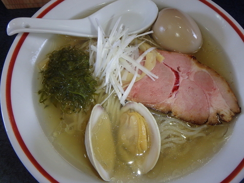 「冷やし味玉塩そば(850円)」@とものもとの写真