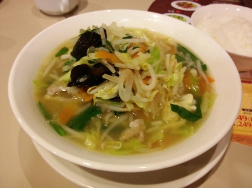 「野菜タンメン+餃子ご飯」@バーミヤン ふじみ野店の写真