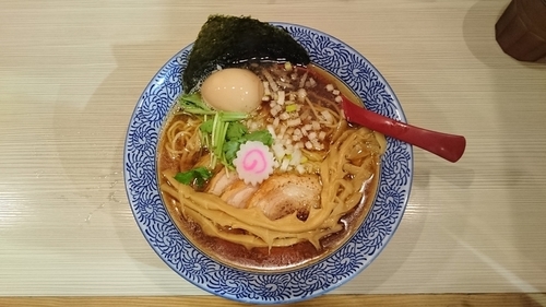 「特製煮干し中華そば【並・醤油】（￥980）」@麺場 風天の写真