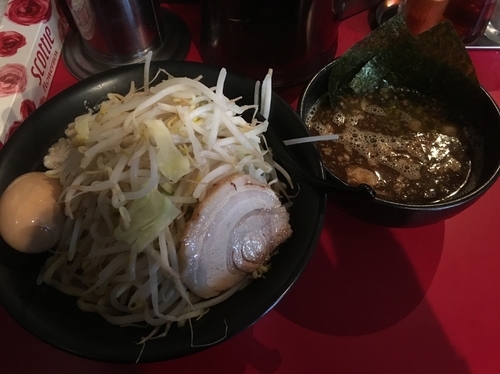 「つけ桜 850円 味玉100円」@麺や 唯桜の写真