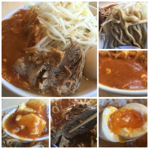 「フュージョン 800円 ＋ 味玉100円」@蒙麺 火の豚の写真