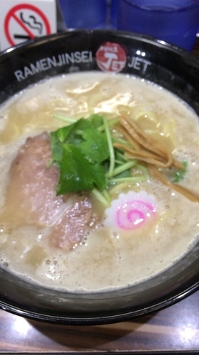 「鶏煮込みそば」@ラーメン人生 JET 福島本店の写真