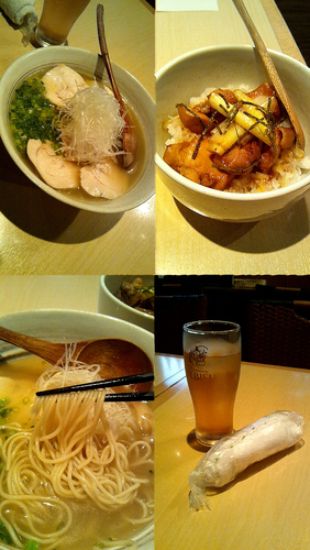 「『鶏チャーシューそば Ｂセット(￥1150)』」@鶏料理 葉やまの写真