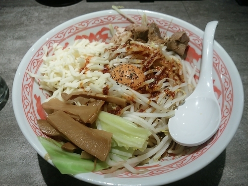 「【まぜそば(中盛・250g)780円】→700円」@麺処 湊生の写真