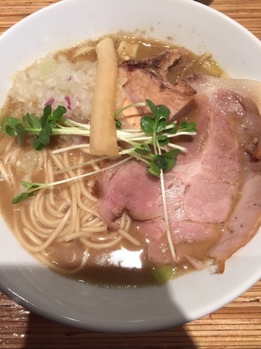 「濃厚煮干そば」@NOODLE STOCK 鶴おかの写真