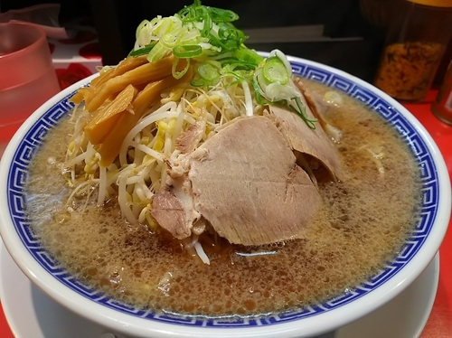 「ラーメン　＋もやし増：無料」@中華そば 大河の写真