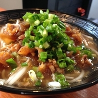 焦がしにんにく醤油 牛スジラーメン