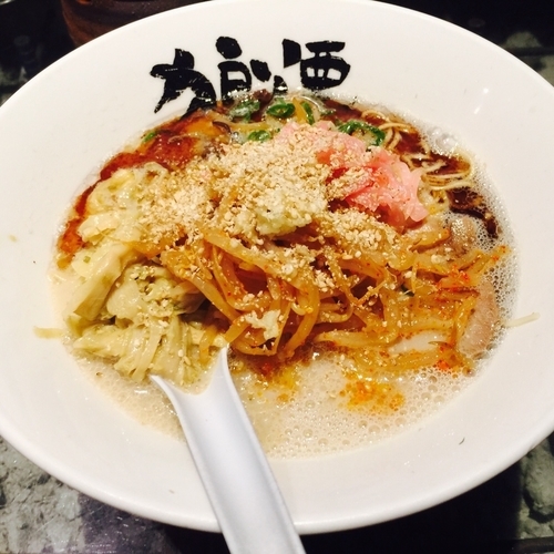 「香油ラーメン」@狼煙 諏訪店の写真