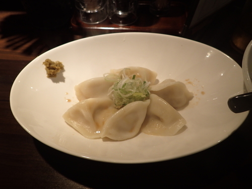 「水餃子　380円」@志奈そば 田なか Secondの写真