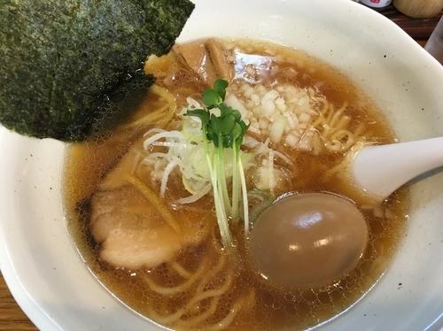 「味玉鶏そば」@らーめん武士道の写真