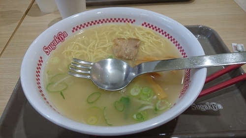 「ラーメン(３００円)」@スガキヤ 平和堂水口店の写真