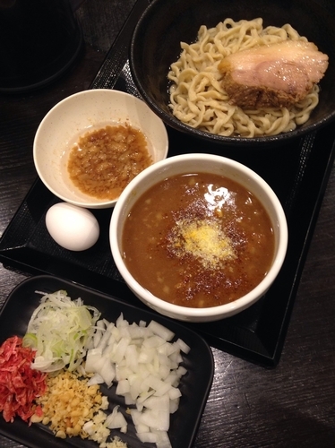 「カレーつけ麺(小)あつもり」@つけ麺 どでんの写真