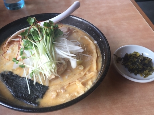 「（冬季限定）白湯味噌そば¥800」@麺屋 鶏口の写真