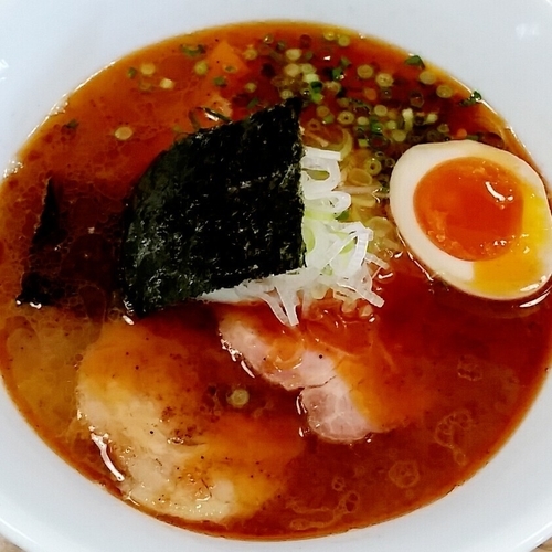 「海老そば（塩）７６０円」@青山清湯そば 青ノ樹の写真