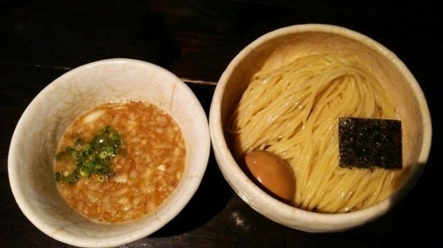 「浸け豚そば(大)＋味たまご」@俺の空 新宿店の写真