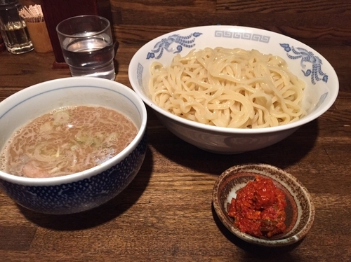 「辛つけ麺大盛 950円」@燦燦斗の写真