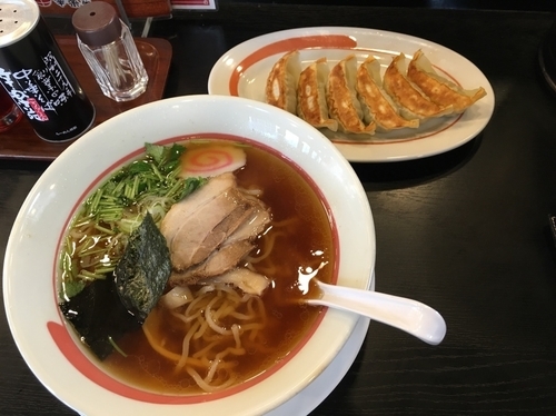 「ラーメン390餃子200」@幸楽苑 若草通店の写真